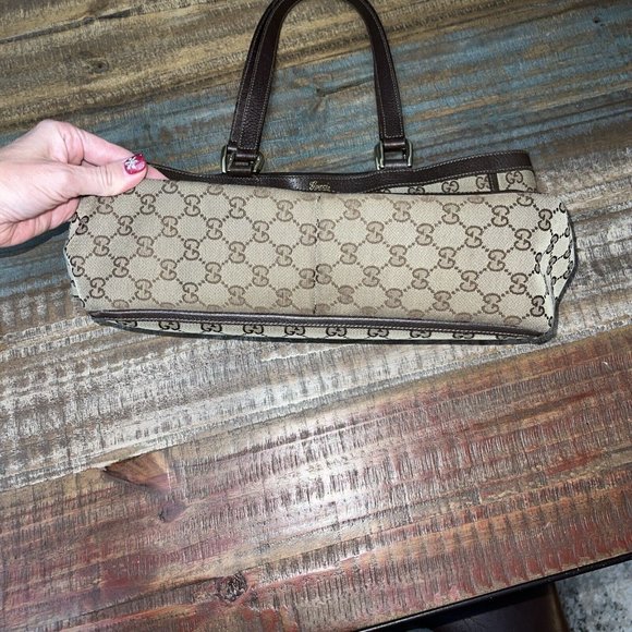 GUCCI GG MONOGRAM D RING TOTE - Picture 8 of 13